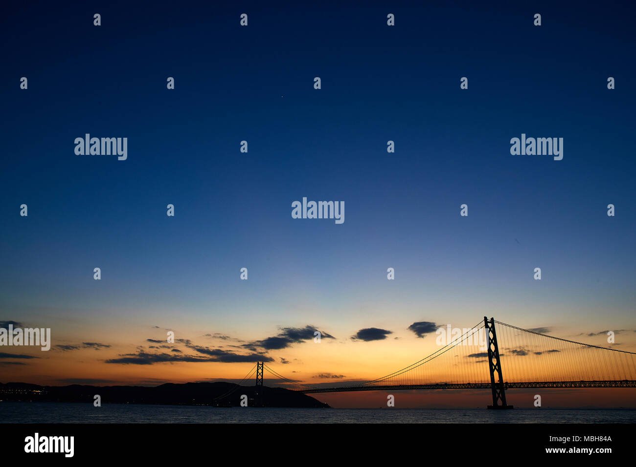 Akashi-Kaikyo-Brücke, Kobe, Japan Stockfoto