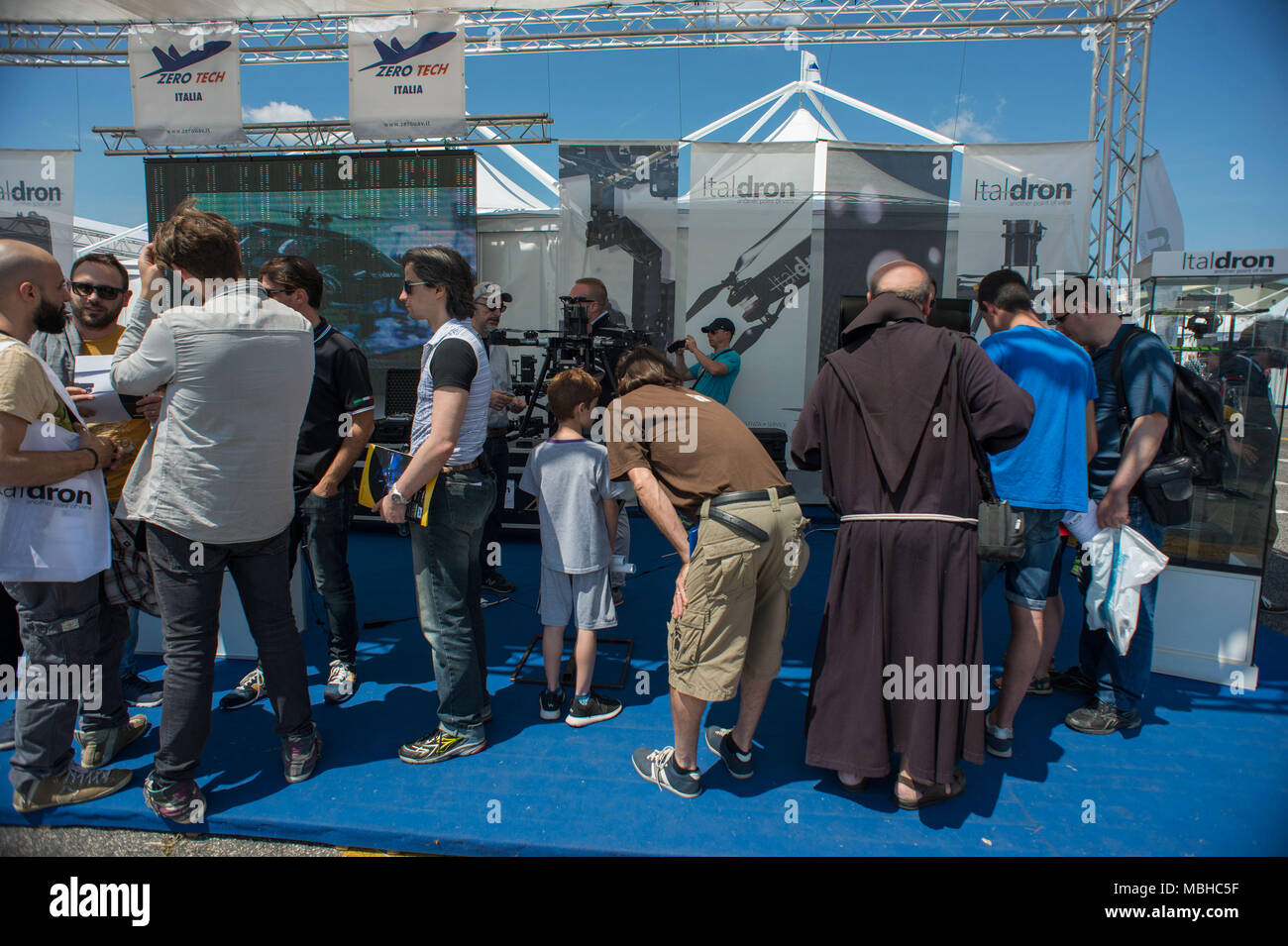 Rom. Roma Drone 2015, Rom Urbe Flughafen. Italien. Stockfoto