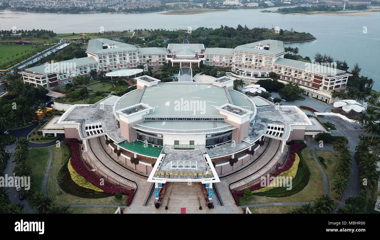 Peking, China. 23 Mär, 2018. Datei Foto am 23. März 2018 zeigt die Boao Internationale Konferenz Zentrum in Boao, South China Hainan Provinz übernommen. Credit: Jin Liangkuai/Xinhua/Alamy leben Nachrichten Stockfoto