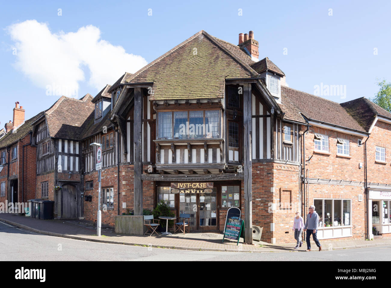 Der Amboss Kaffee Garten & Coffee Shop, Houchin Street, Bishops Waltham, Hampshire, England, Vereinigtes Königreich Stockfoto