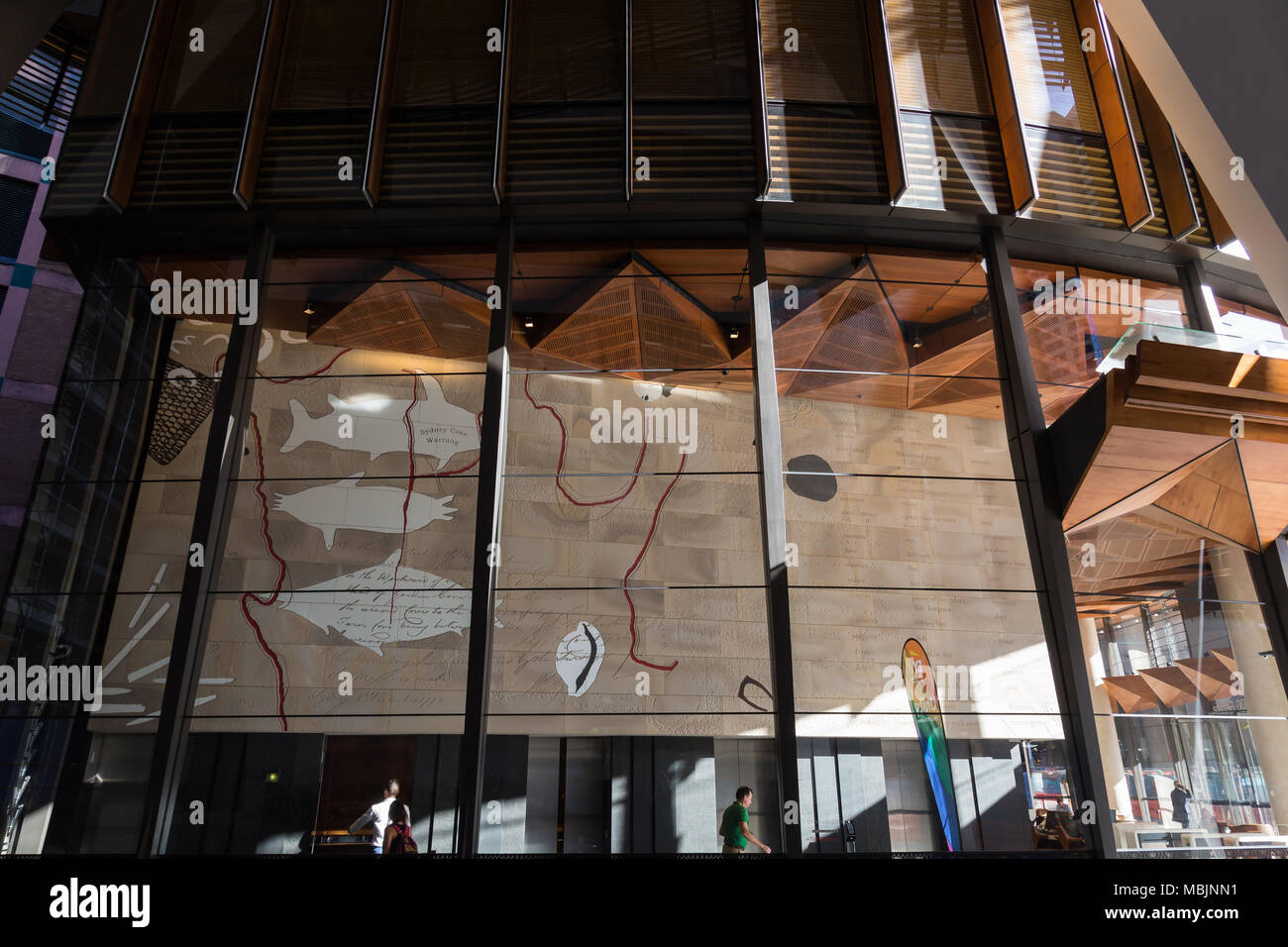 Die neue EY Zentrum bei 200 George Street. Es ist eine der nachhaltigsten Australiens Gebäude in Sydney. Stockfoto