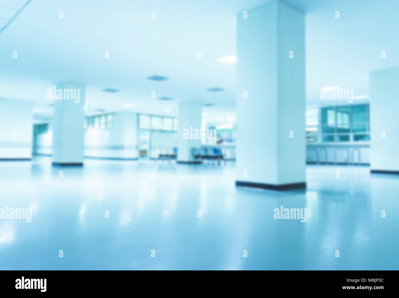 Im Krankenhaus Hintergrund Stockfoto