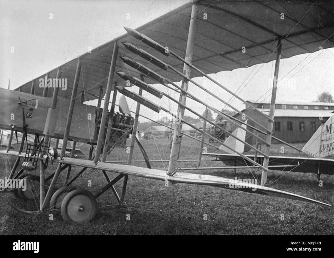 Raketen auf seine Struts Stockfoto