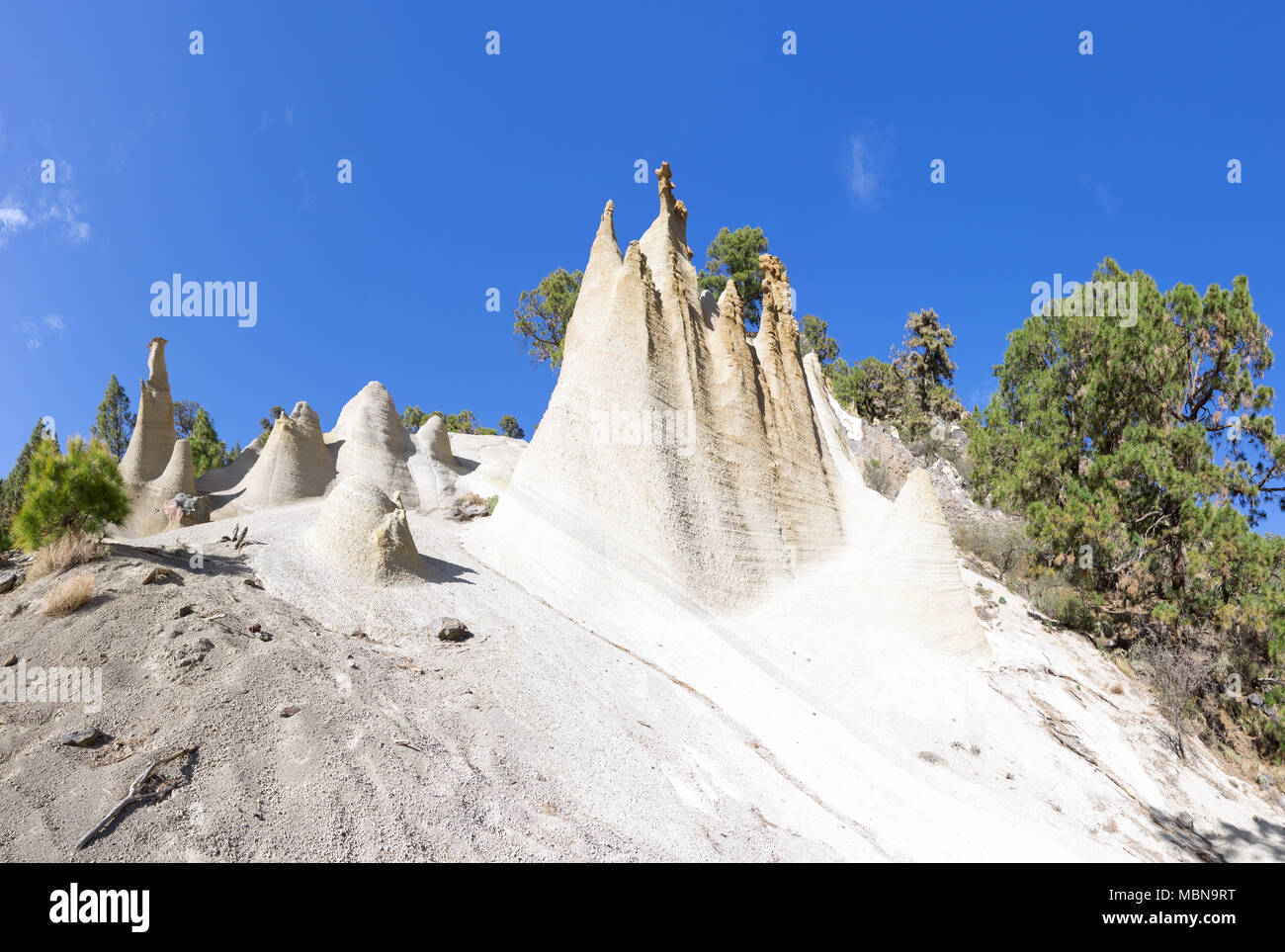 Paisaje Lunar, Teneriffa Stockfoto