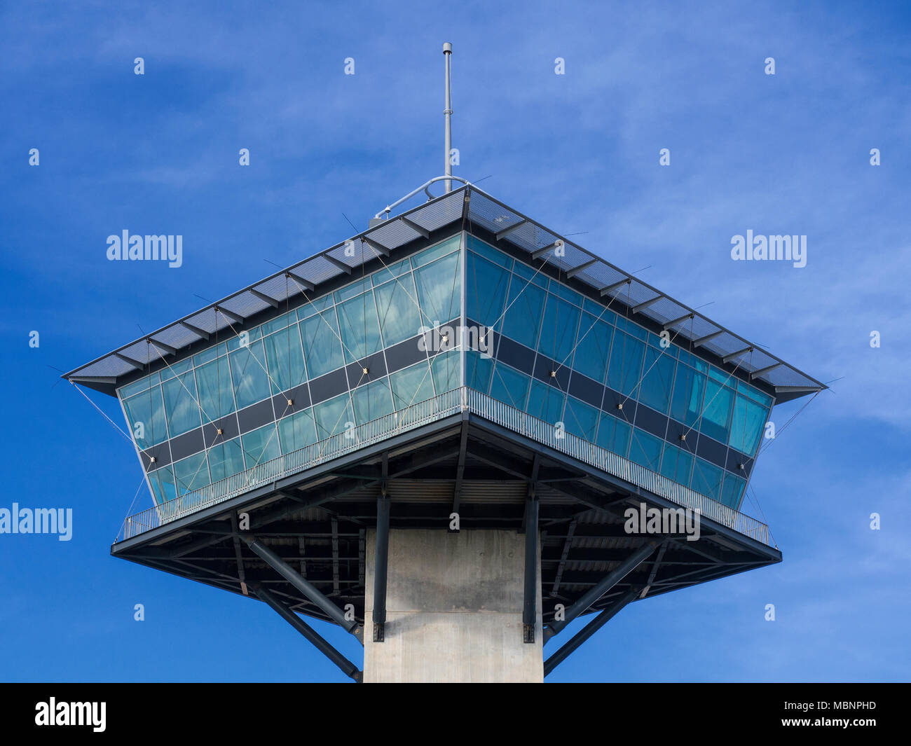 Hafen von Brisbane Aussichtsturm Stockfoto