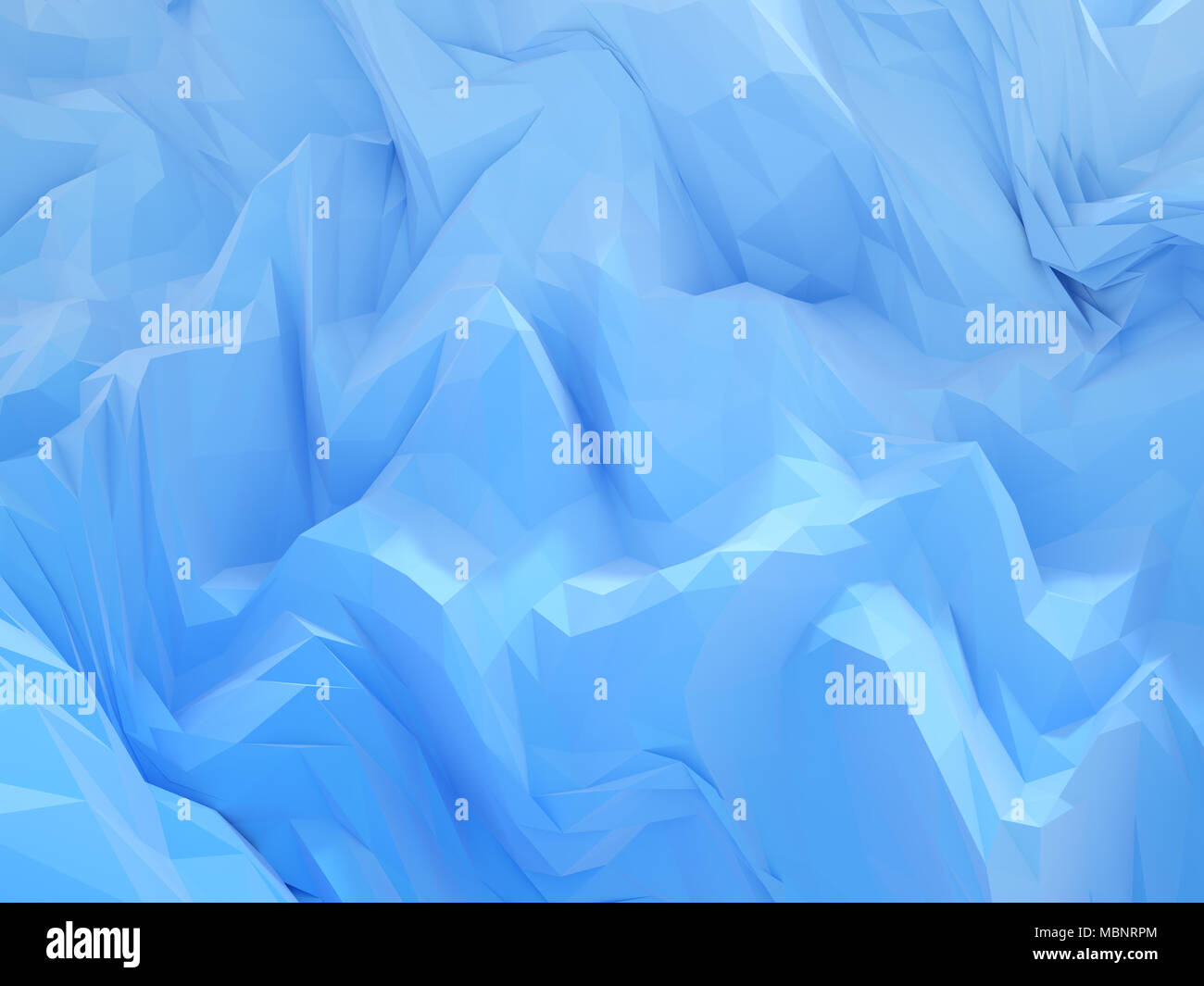 Blau abstrakt Hintergrund, ist dies ein gerenderten 3d-Computer generierten Bildes. Auf weiß isoliert. Stockfoto