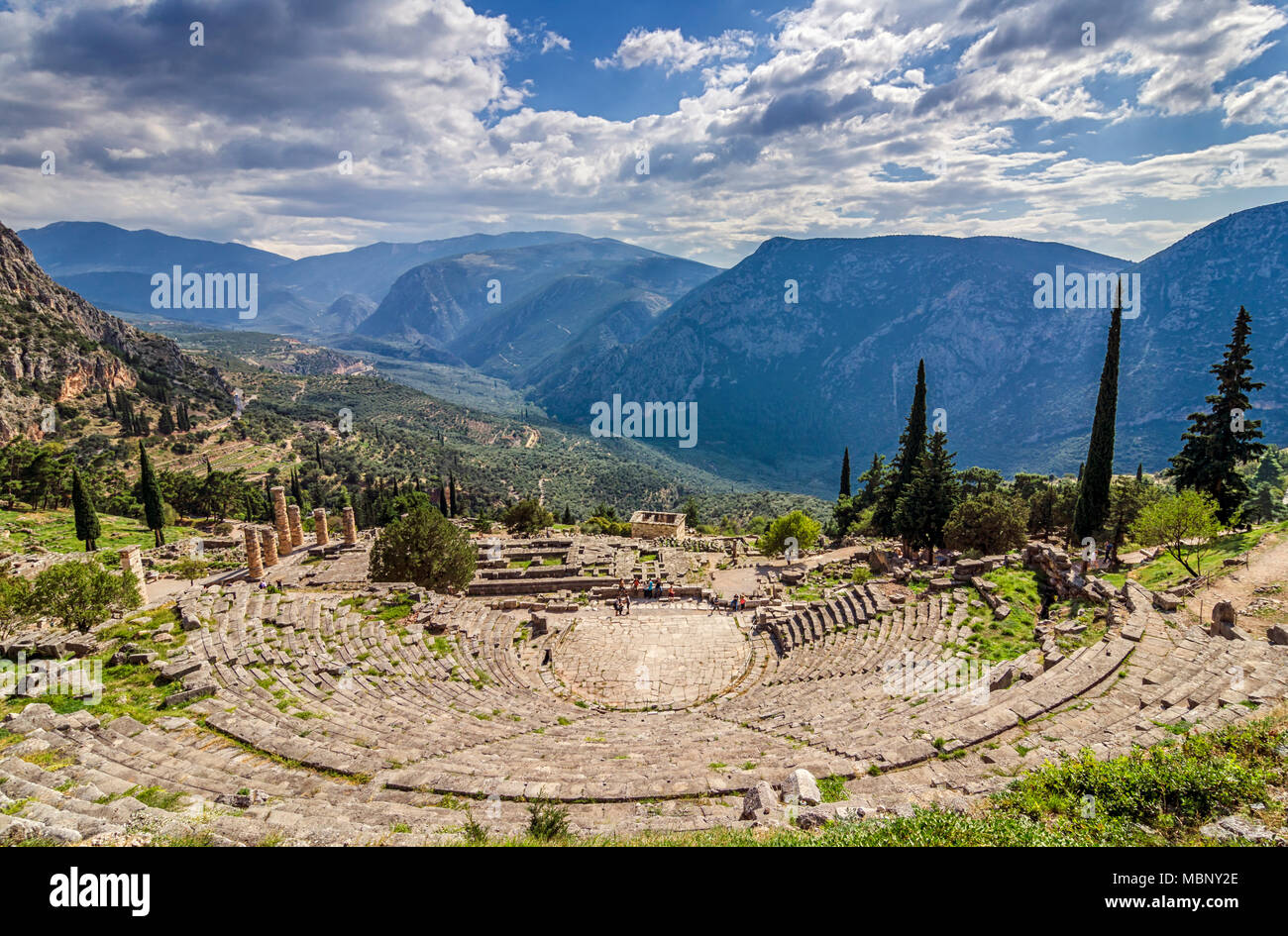 Delphi Scene Delphi Theater Stockfotos & Delphi Theater Bilder - Alamy