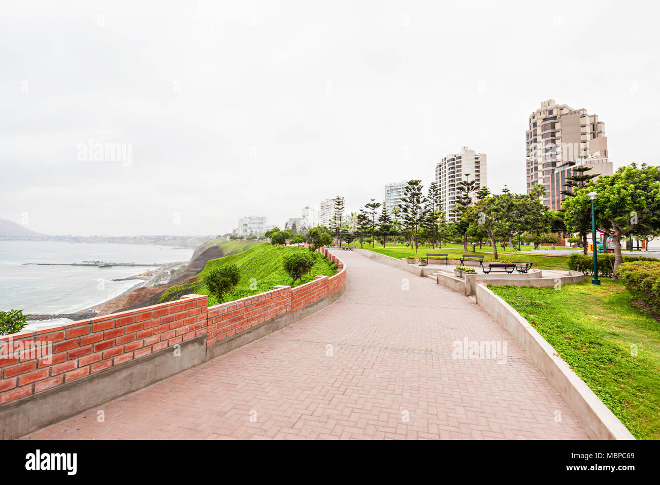 Miraflores ist ein Stadtbezirk in der Provinz Lima in Peru Stockfoto