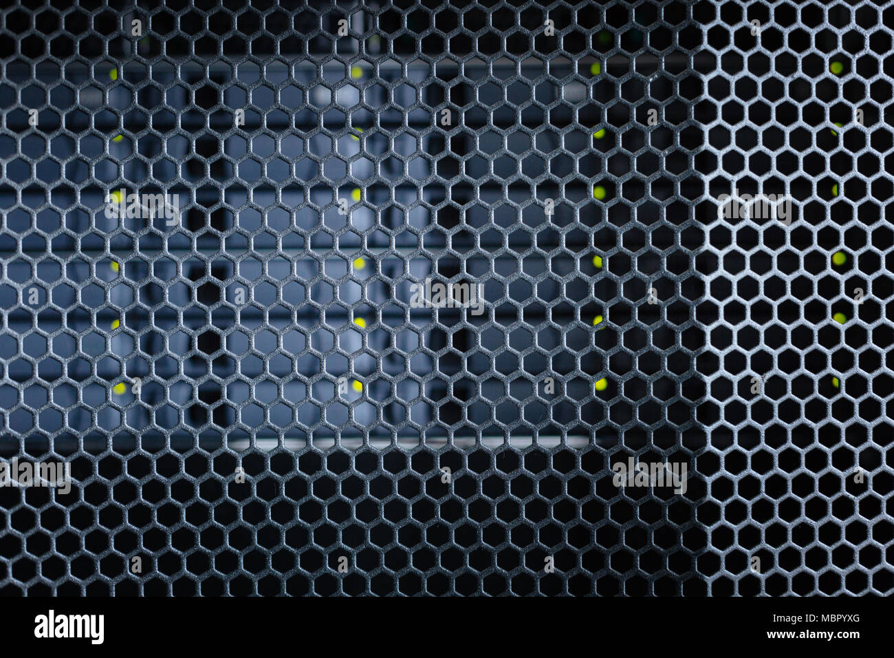 Moderne Serverschränken im Rechenzentrum Stockfoto