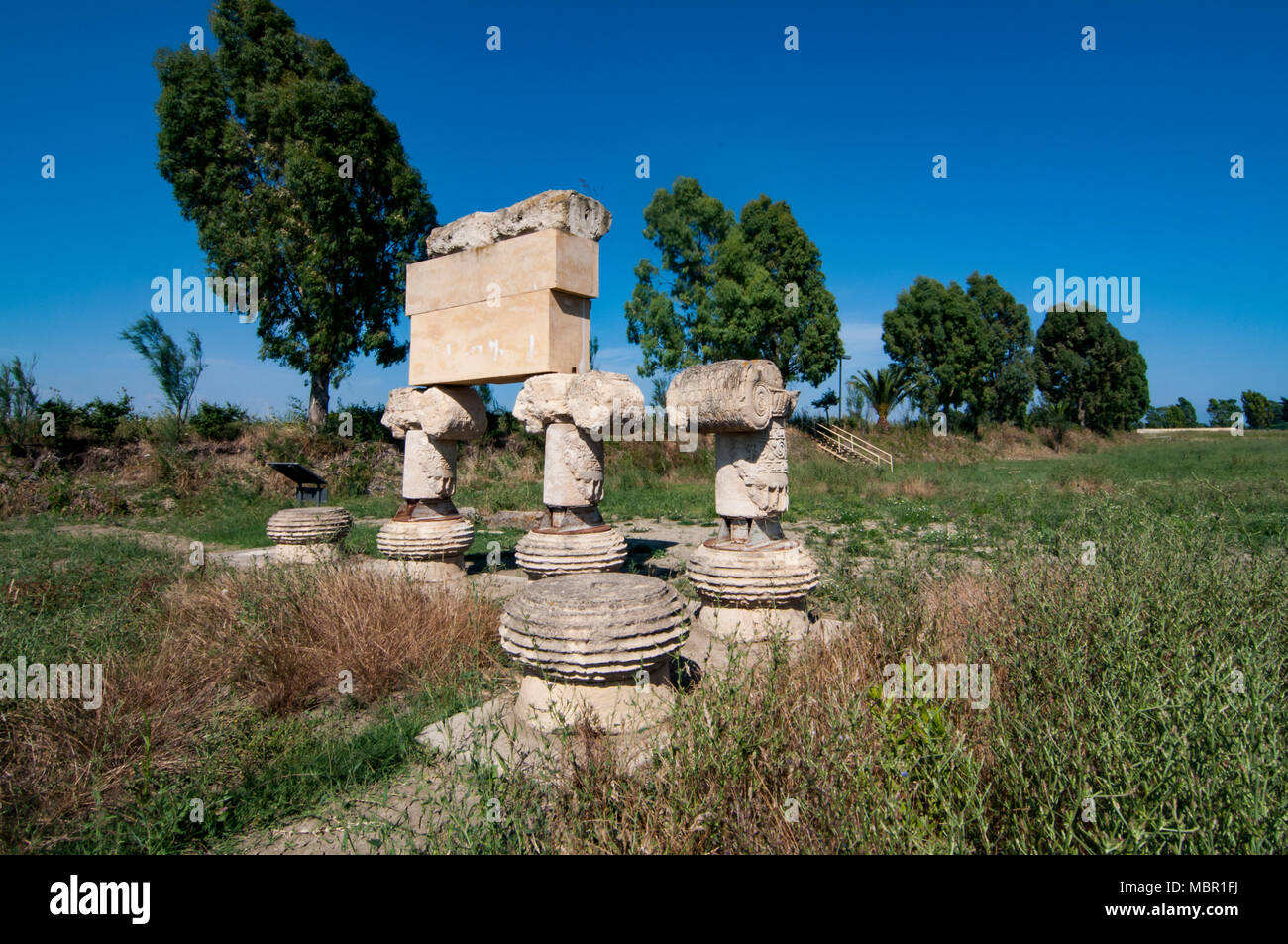 MKetaponto archäologische Zone in der Basilicata Italien Stockfoto