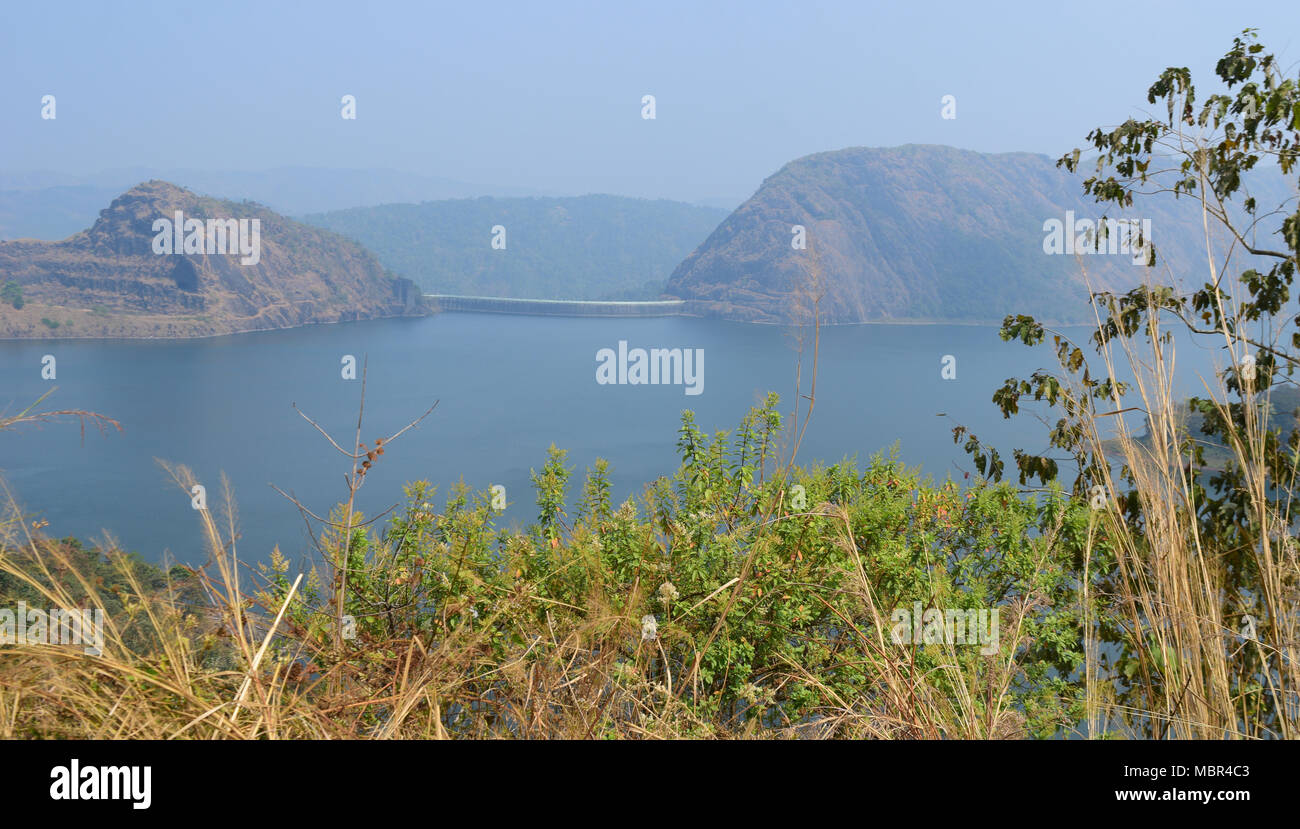 Idukki Arch Dam - Asiens erster Bogendamm - Kerala Tourismus - Indien Stockfoto