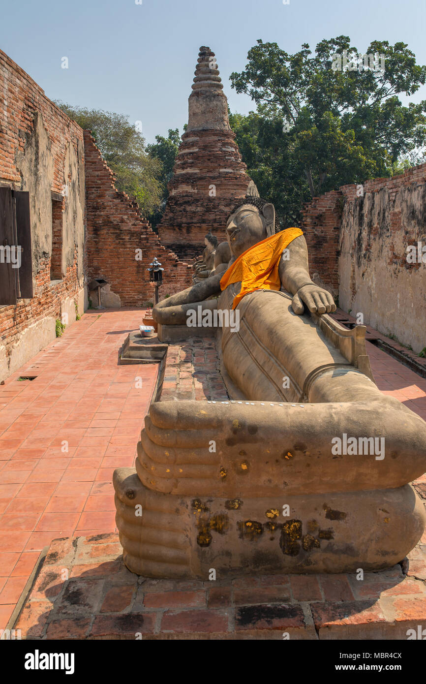Wat Phutthaisawan in Ayutthaya Historical Park, Thailand. Stockfoto