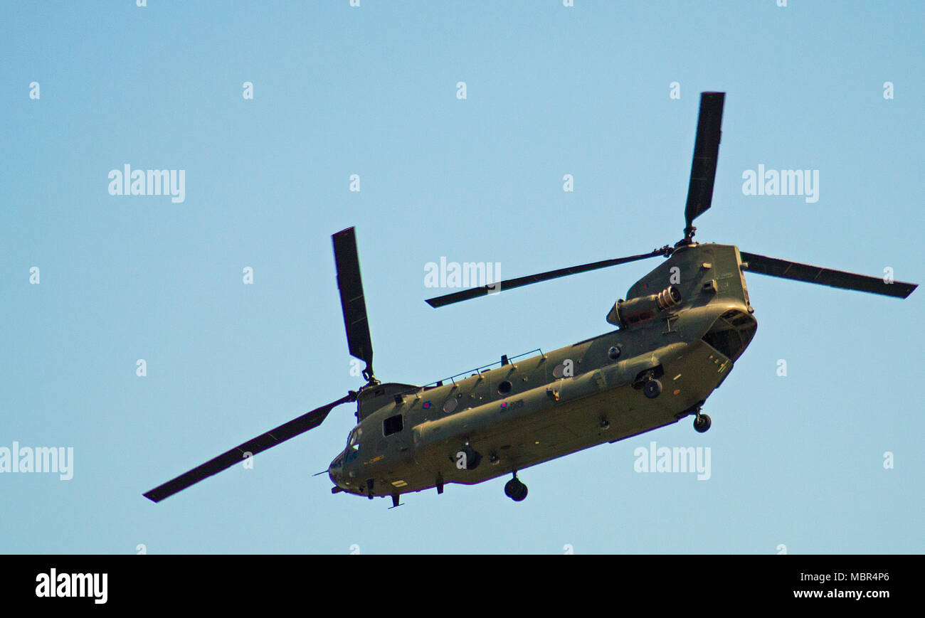 Chinook Hubschrauber in Wales National Airshow 2017 Stockfoto