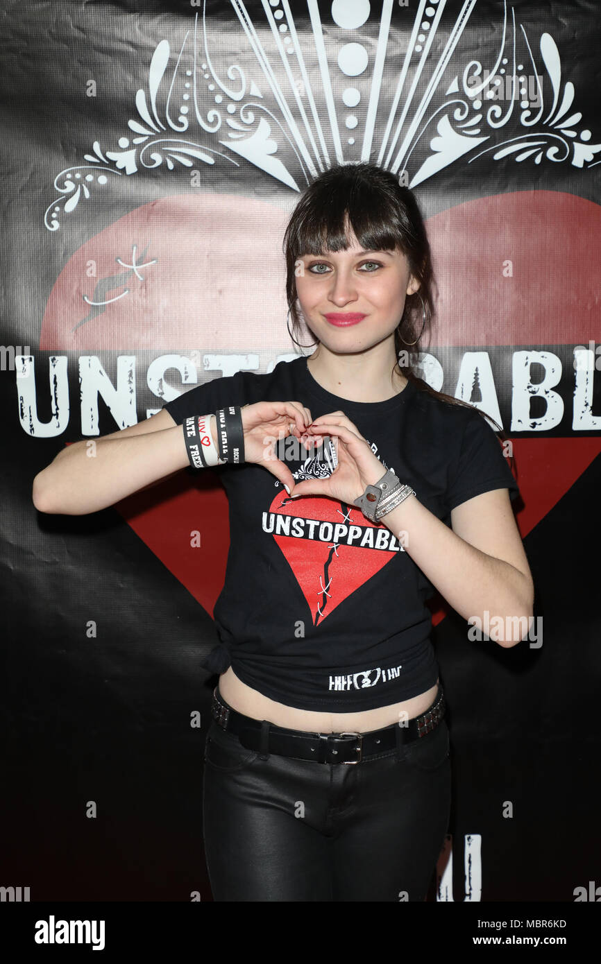 "Unstoppable" Geldbeschaffer Ereignis für Free2Luv, im Regent Theater DTLA in Los Angeles, Kalifornien statt. Mit: Gabriela Wo: Los Angeles, Kalifornien, Vereinigte Staaten, wenn: 10 Mar 2018 Credit: Sheri Determan/WENN.com Stockfoto