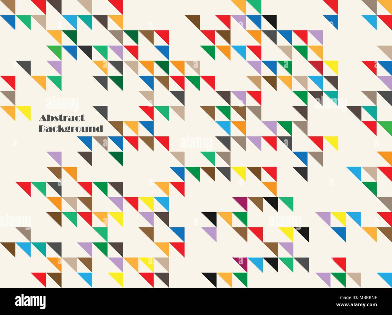 Zusammenfassung von bunten vintage Dreiecke Hintergrund. Abbildung: Vector EPS 10. Stock Vektor