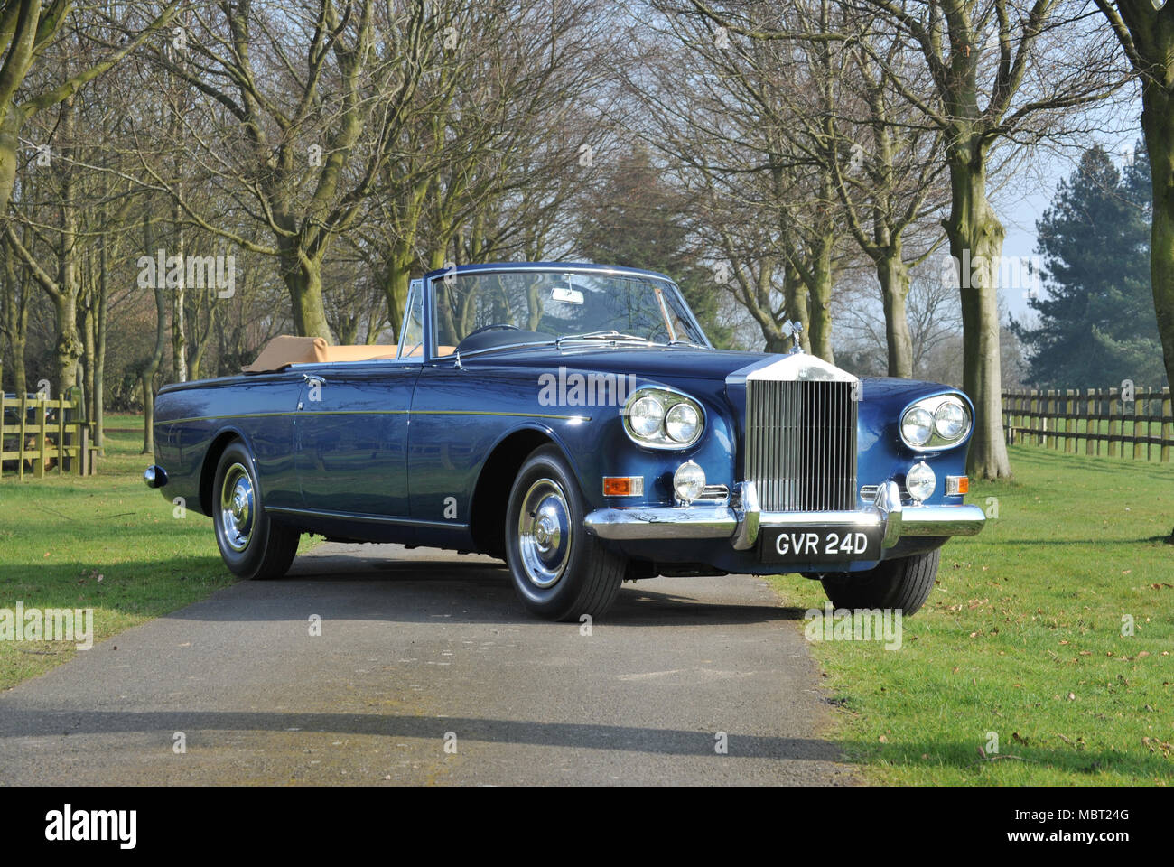 Rolls Royce Silver Cloud III 'chinesischen Auge "Coach gebaut Cabrio 1960s British ultra Luxury Car Stockfoto