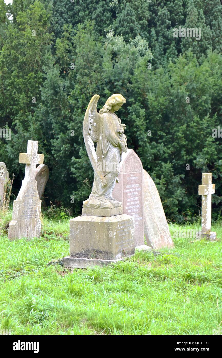 Friedhof in Olney, Buckinghamshire (UK) Stockfoto