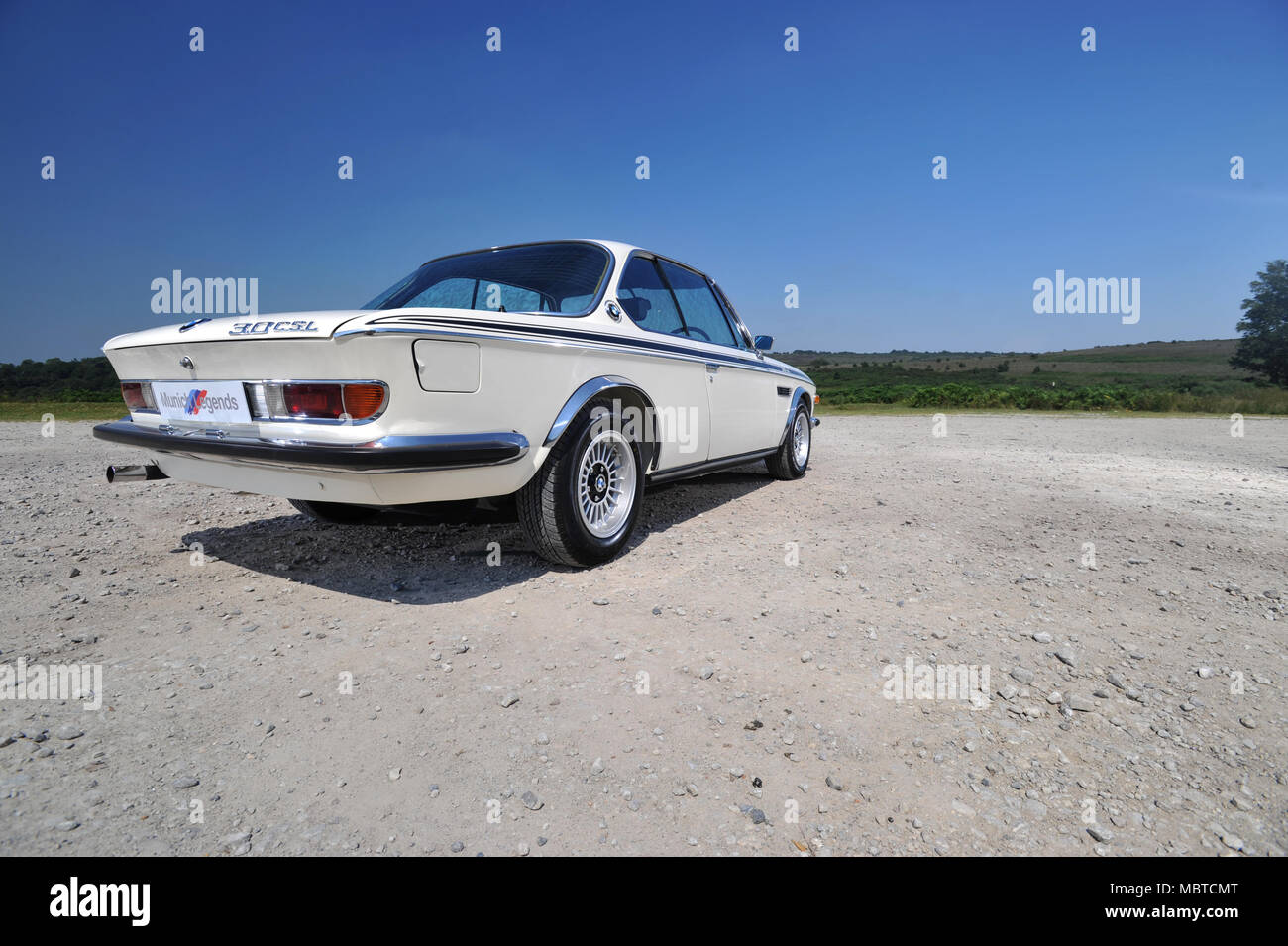 BMW 3.0 CSL E9 Form klassischer deutscher Sportcoupé Stockfoto