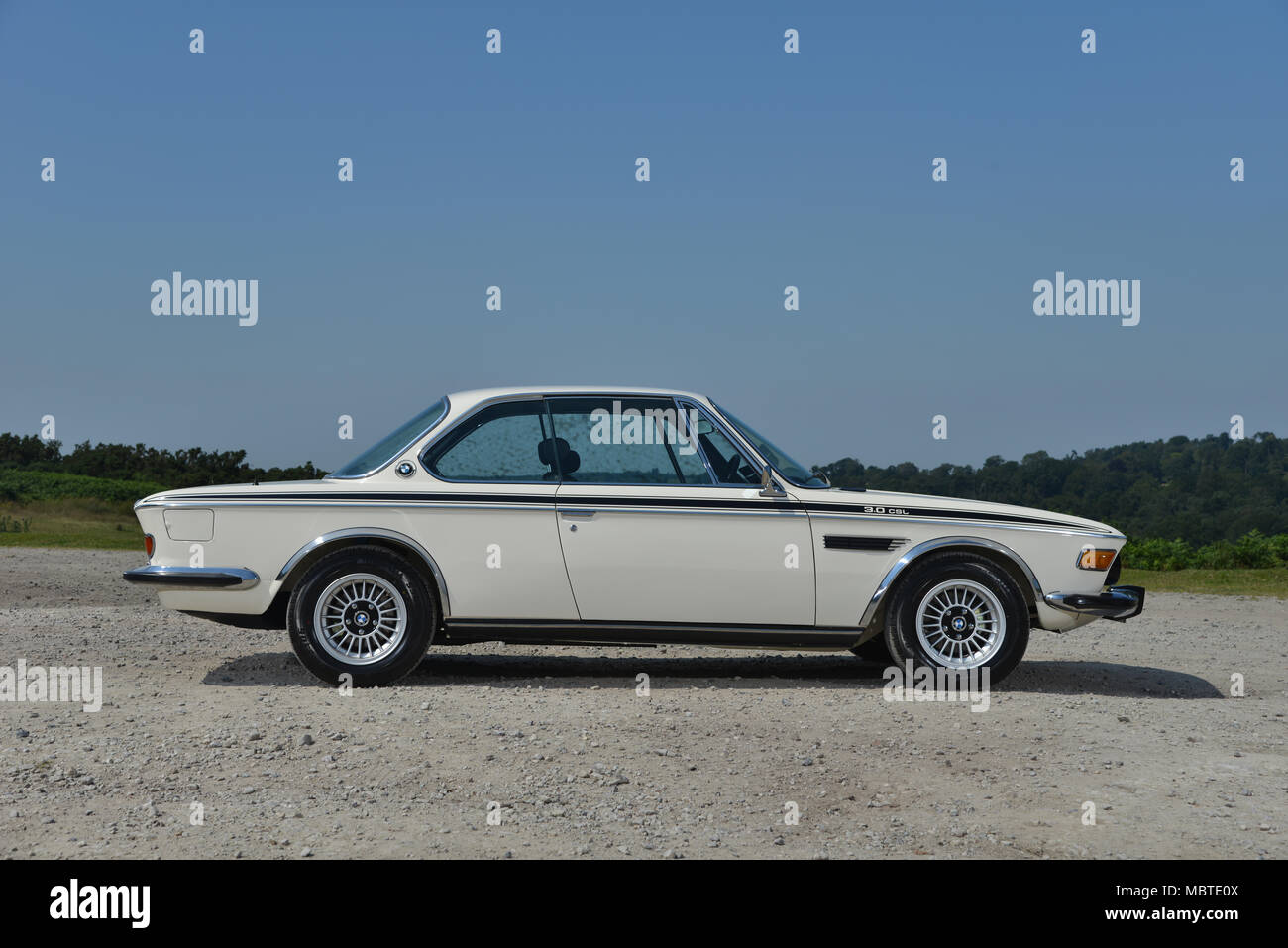 BMW 3.0 CSL E9 Form klassischer deutscher Sportcoupé Stockfoto