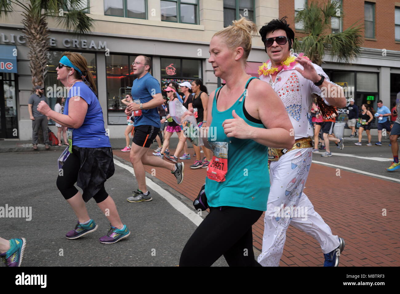 2018 Cooper River Bridge laufen Stockfoto