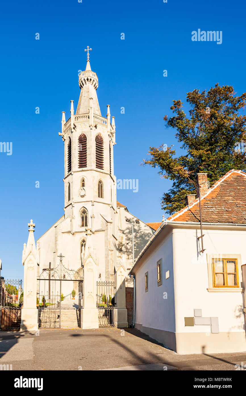 Szent Mihály mittelalterliche Kirche in der Innenstadt von Sopron Ungarn Stockfoto