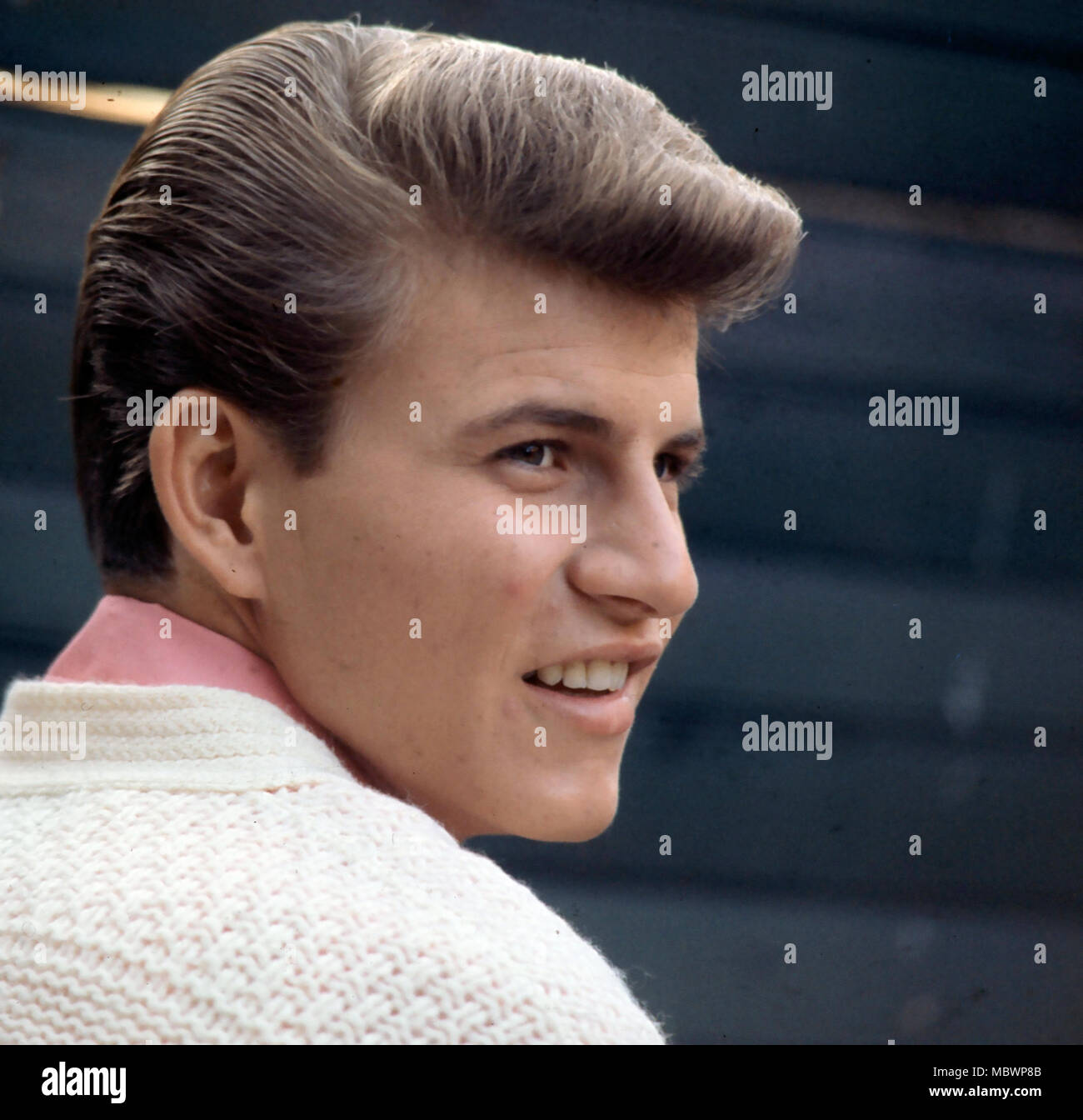 BOBBY RYDELL amerikanische Popsängerin über 1962 Stockfoto