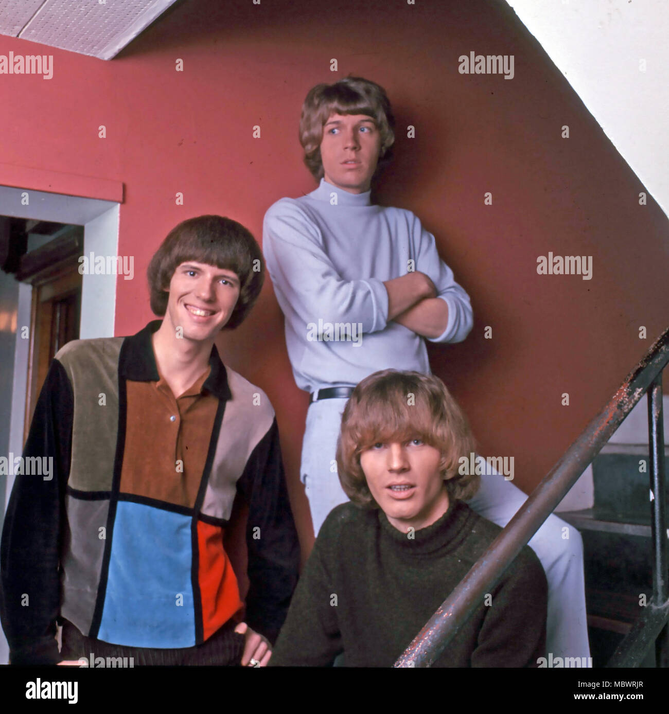 Walker Brothers Us Pop Trio Im Jahre 1966 Von Links Gary