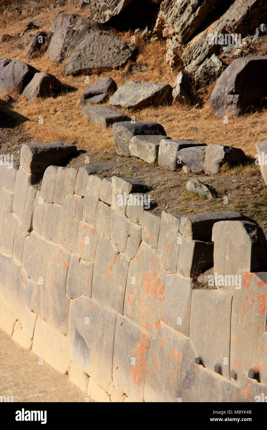 Alte Inkaruinen in Huancayo, Peru Stockfoto