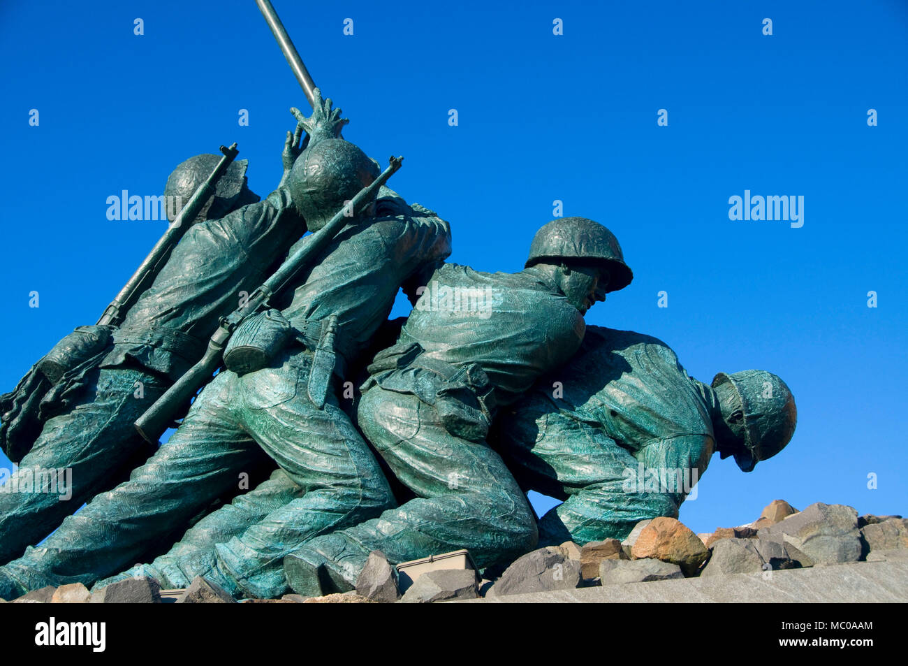 Iwo Jima Memorial Nationaldenkmal, Iwo Jima Überlebenden Memorial Park, New Britain, Connecticut Stockfoto