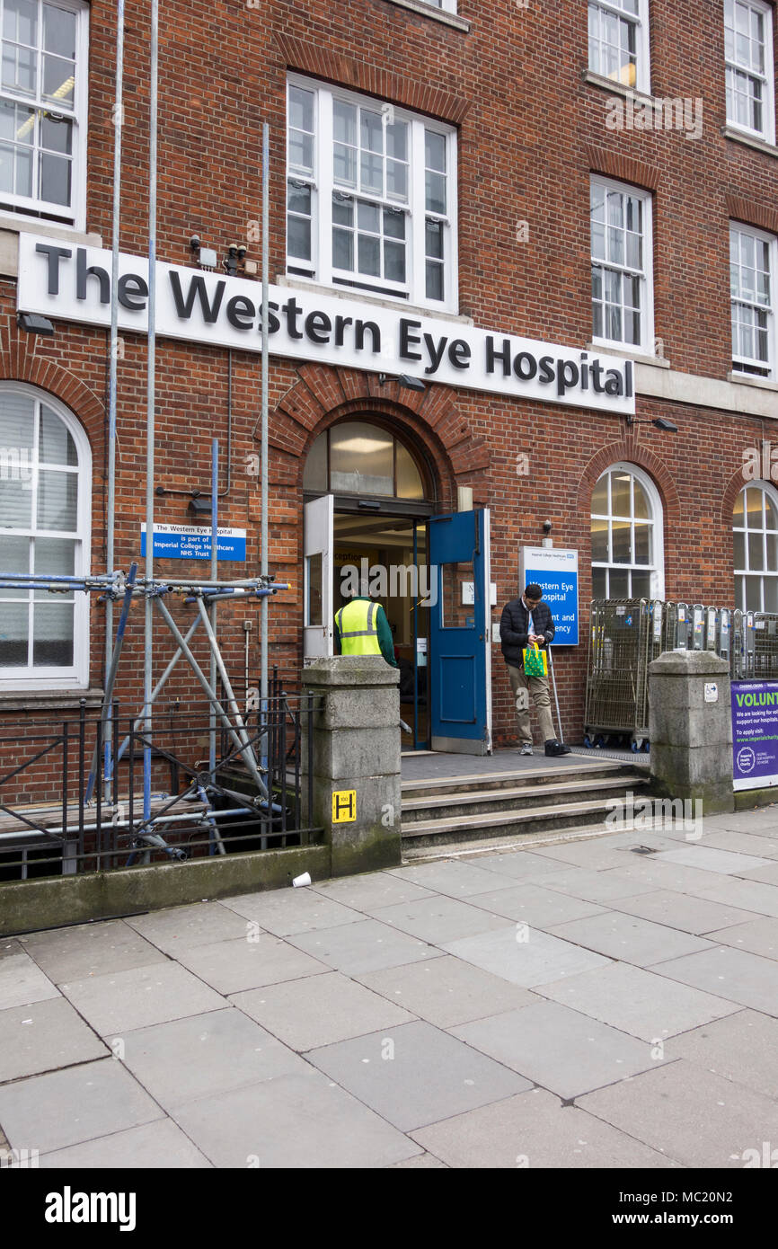 Western Eye Hospital, Marylebone Road, London, NW1, UK Stockfoto