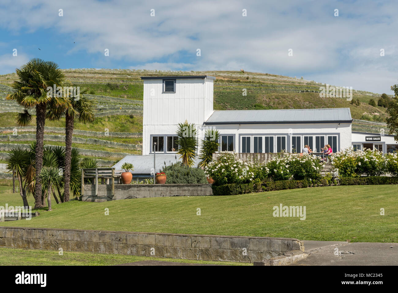 Der Wein Shop im das Esk Valley, Hawkes Bay Weingut und Weinkellerei Neuseeland Stockfoto
