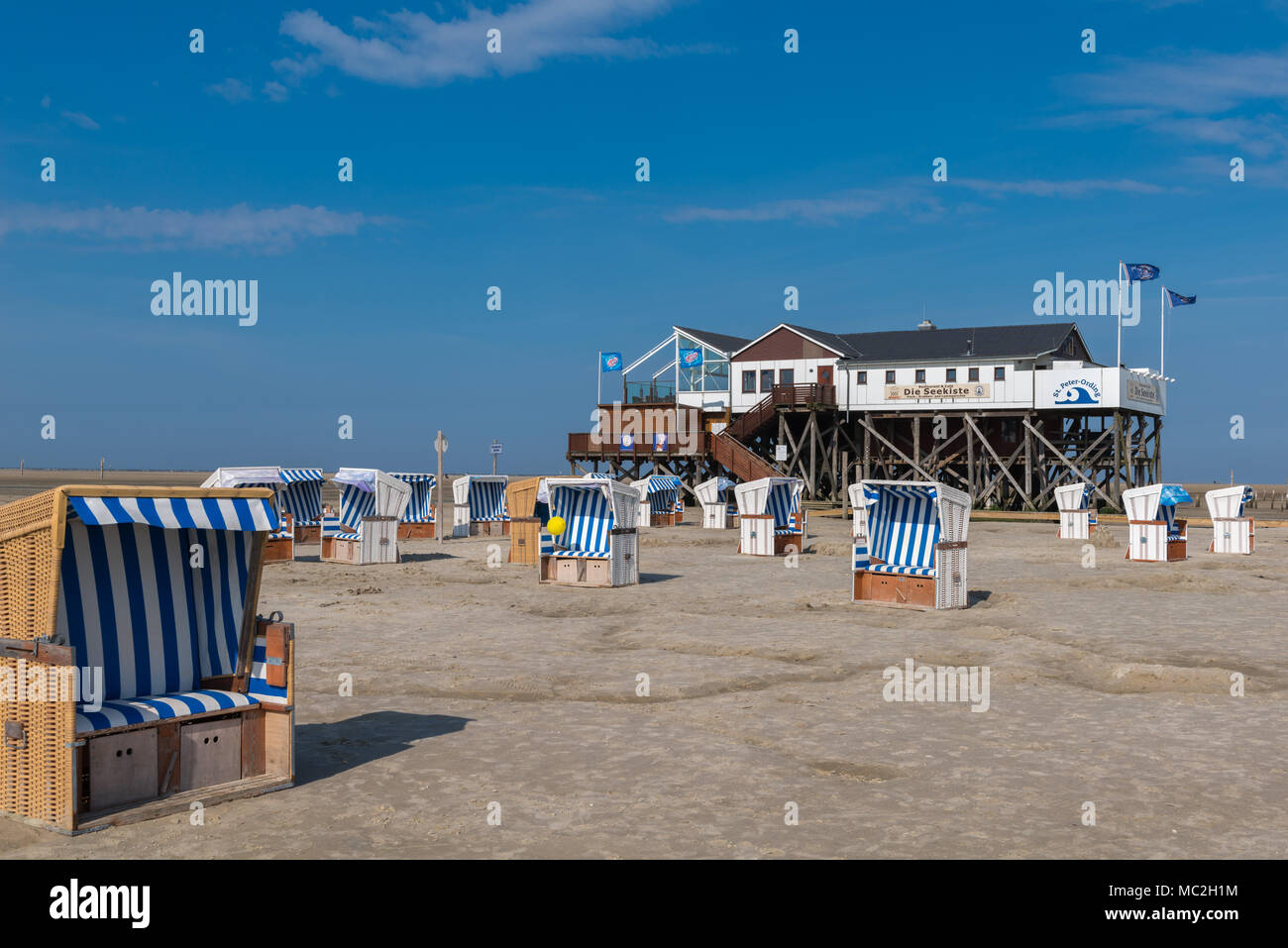 St. Peter-Ording, Nordfriesland, Schleswig-Holstein, Deutschland, Europa Stockfoto