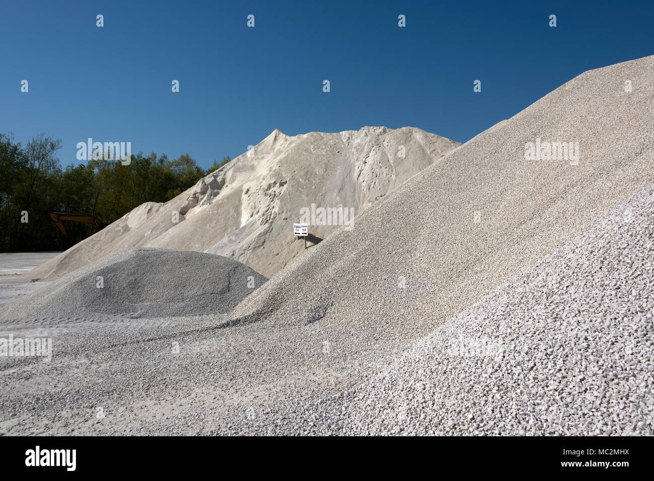 Kies factory Strukturen und Details Stockfoto