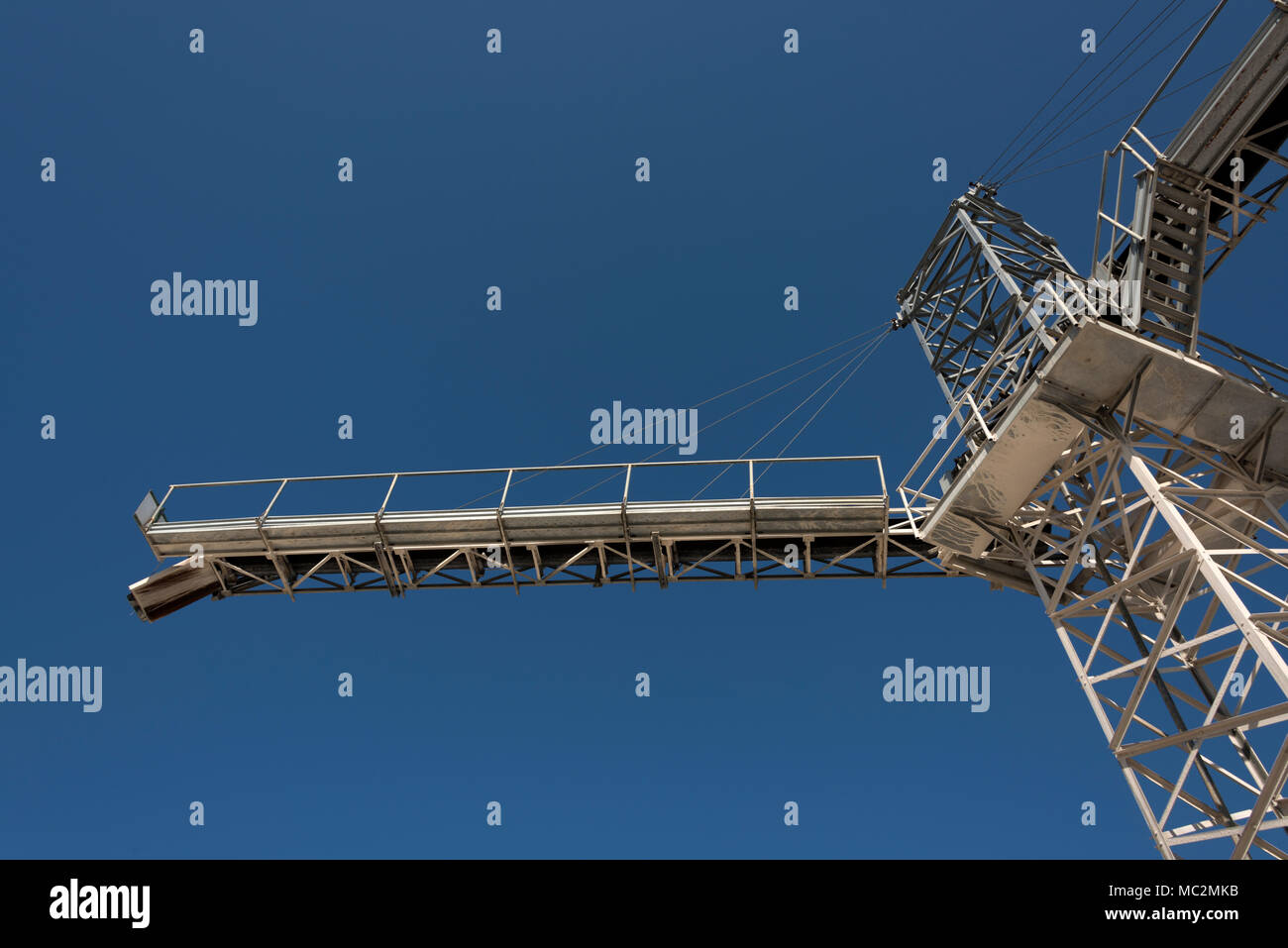 Kies factory Strukturen und Details Stockfoto