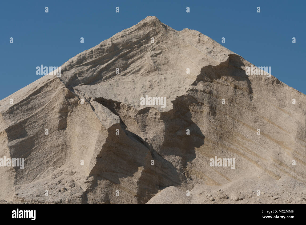 Kies factory Strukturen und Details Stockfoto