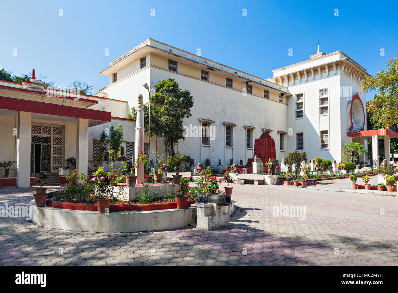 Indore Cenral Museum ist das Museum in Indore in Madhya Pradesh, Indien Stockfoto