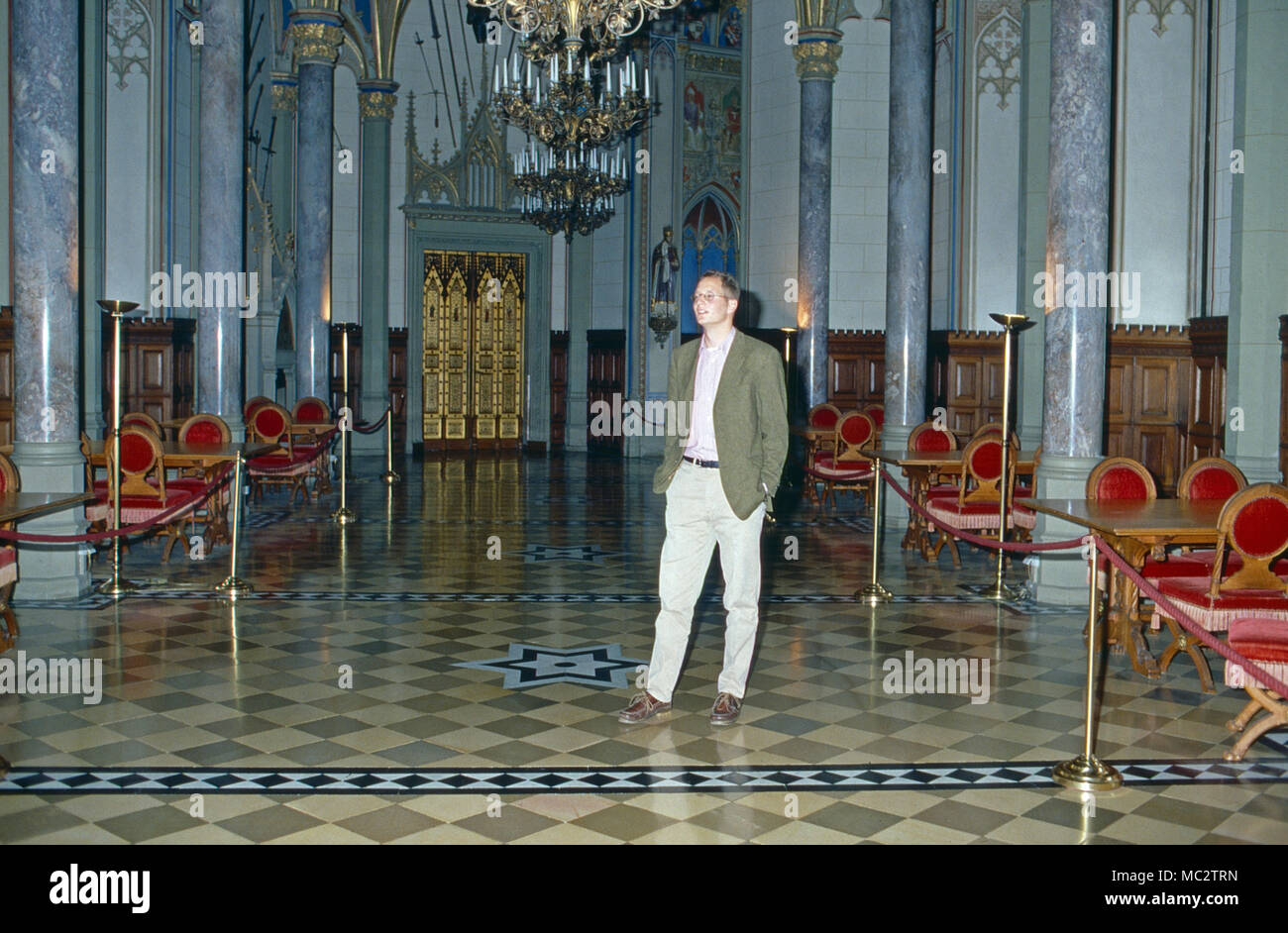Georg Friedrich Prinz von Preußen, im Grafensaal auf Burg Hohenzollern bei Hechingen 