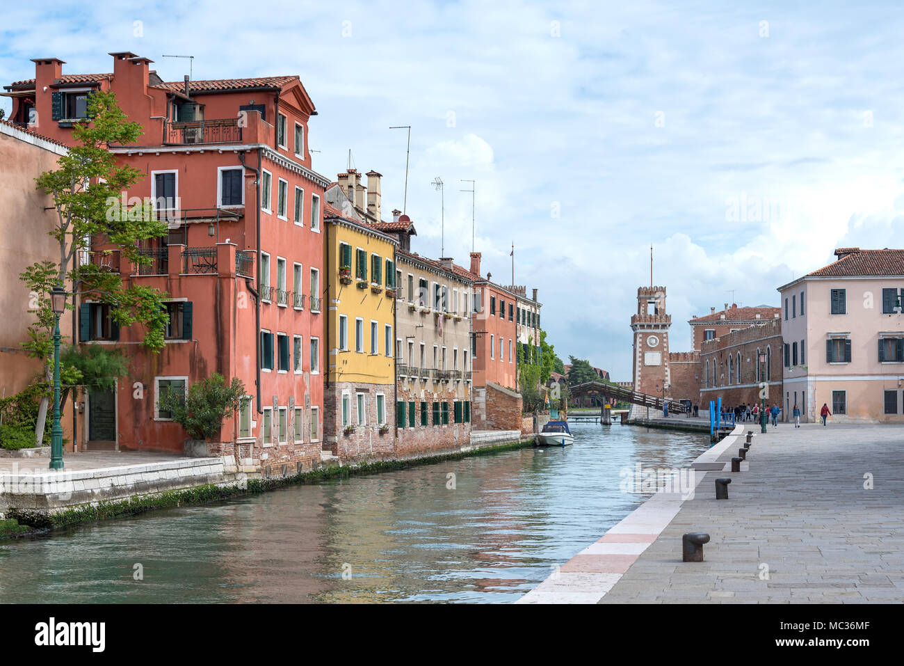 Venedig, Italien, Sestiere di Castello, der größten der sechs Sestieri von Venedig Stockfoto