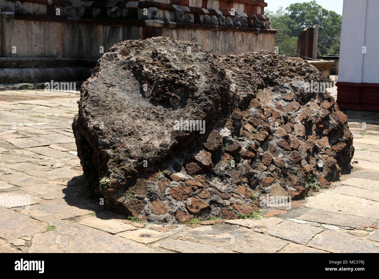 Anuradhapura North Central Provinz Sri Lanka Jetavanarama Dagoba Ruinen Stockfoto