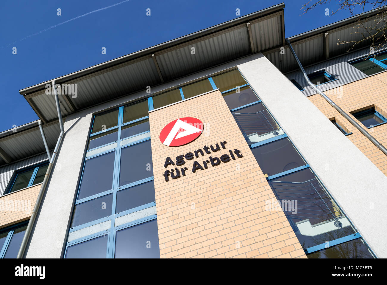 Filiale der Bundesagentur für Arbeit Stockfoto