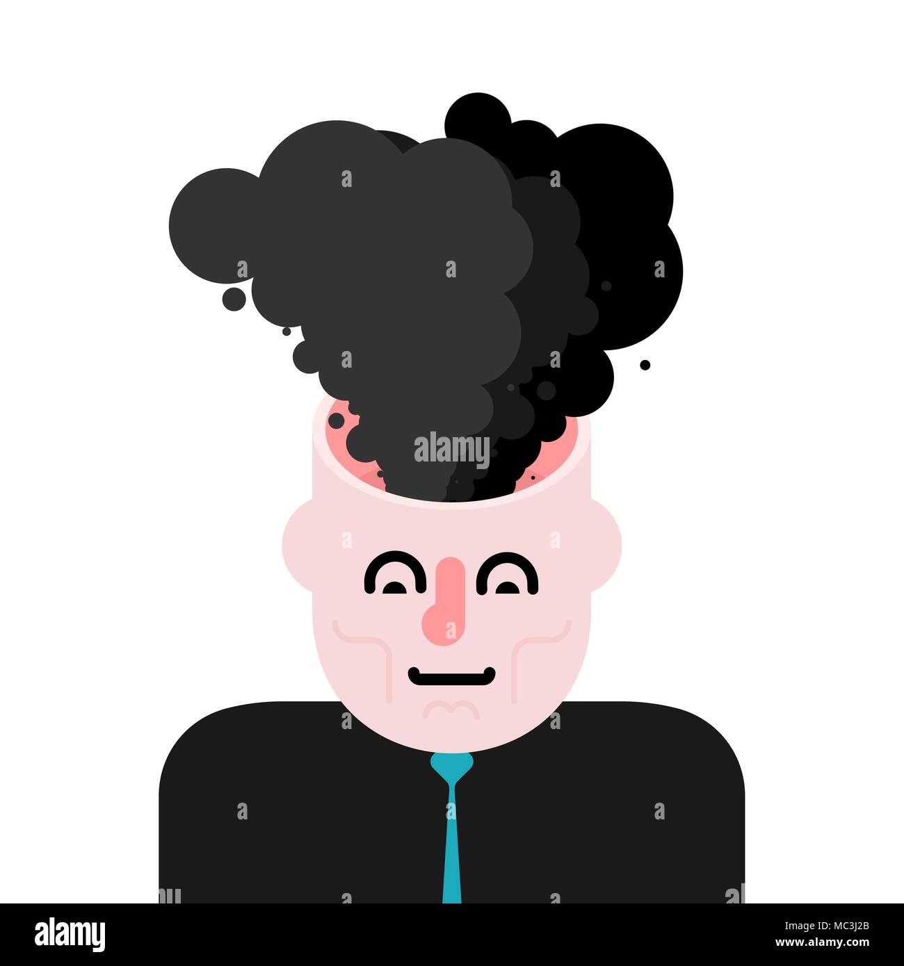 Funny Man Head Explosion Stockfotos Und Bilder Kaufen Alamy