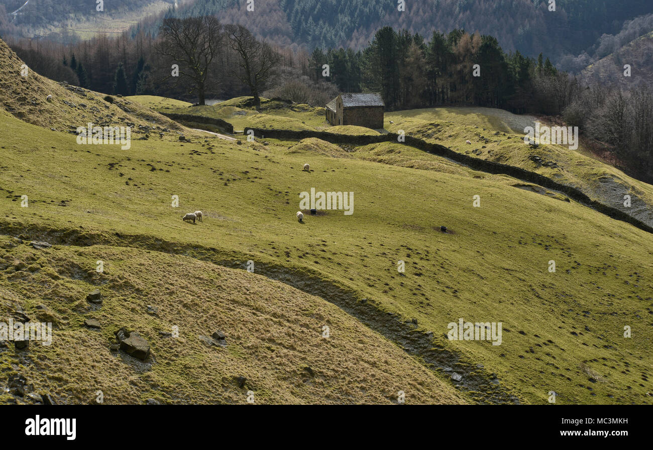 Bell Hagg Scheune, der Peak District, England (15) Stockfoto
