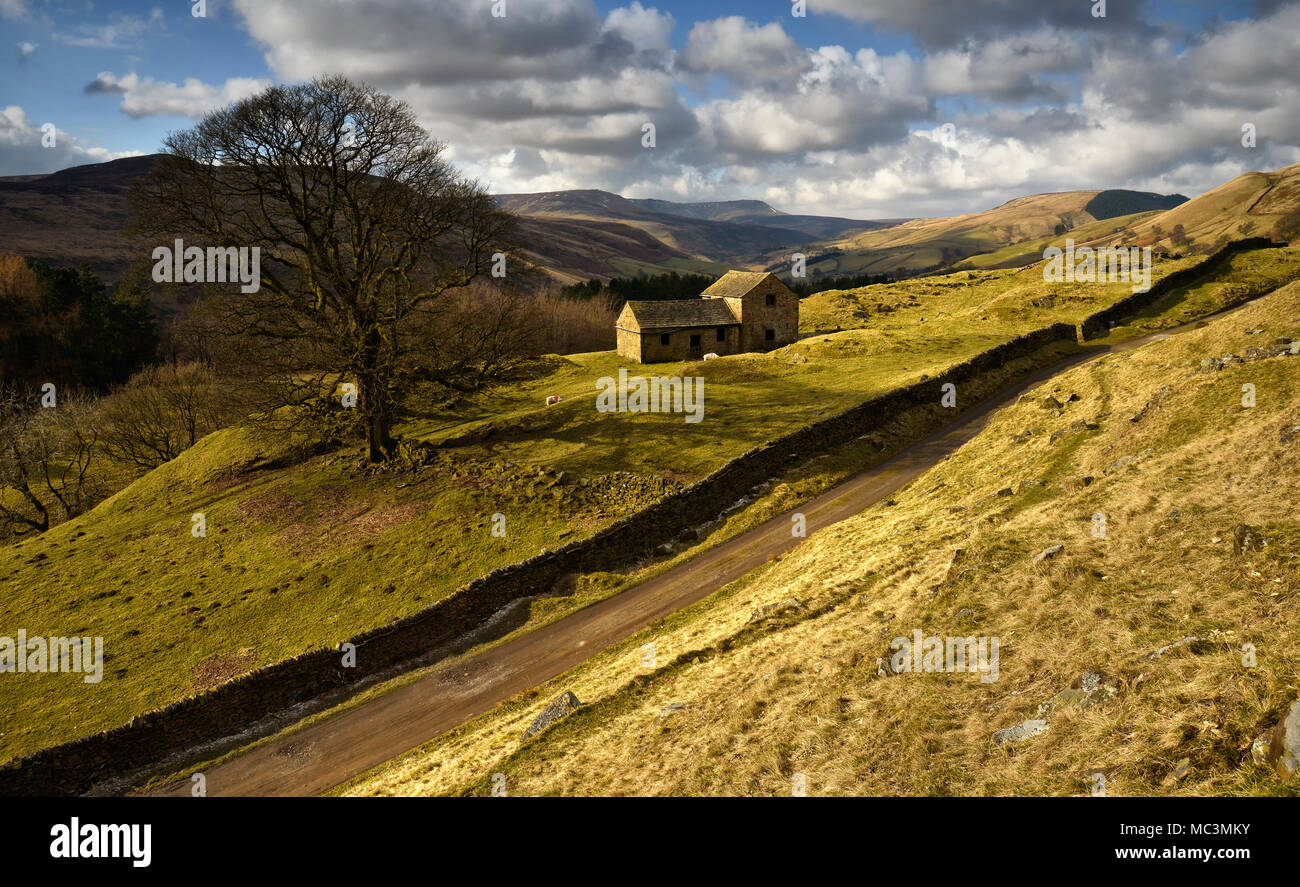 Bell Hagg Scheune, der Peak District, England (18) Stockfoto