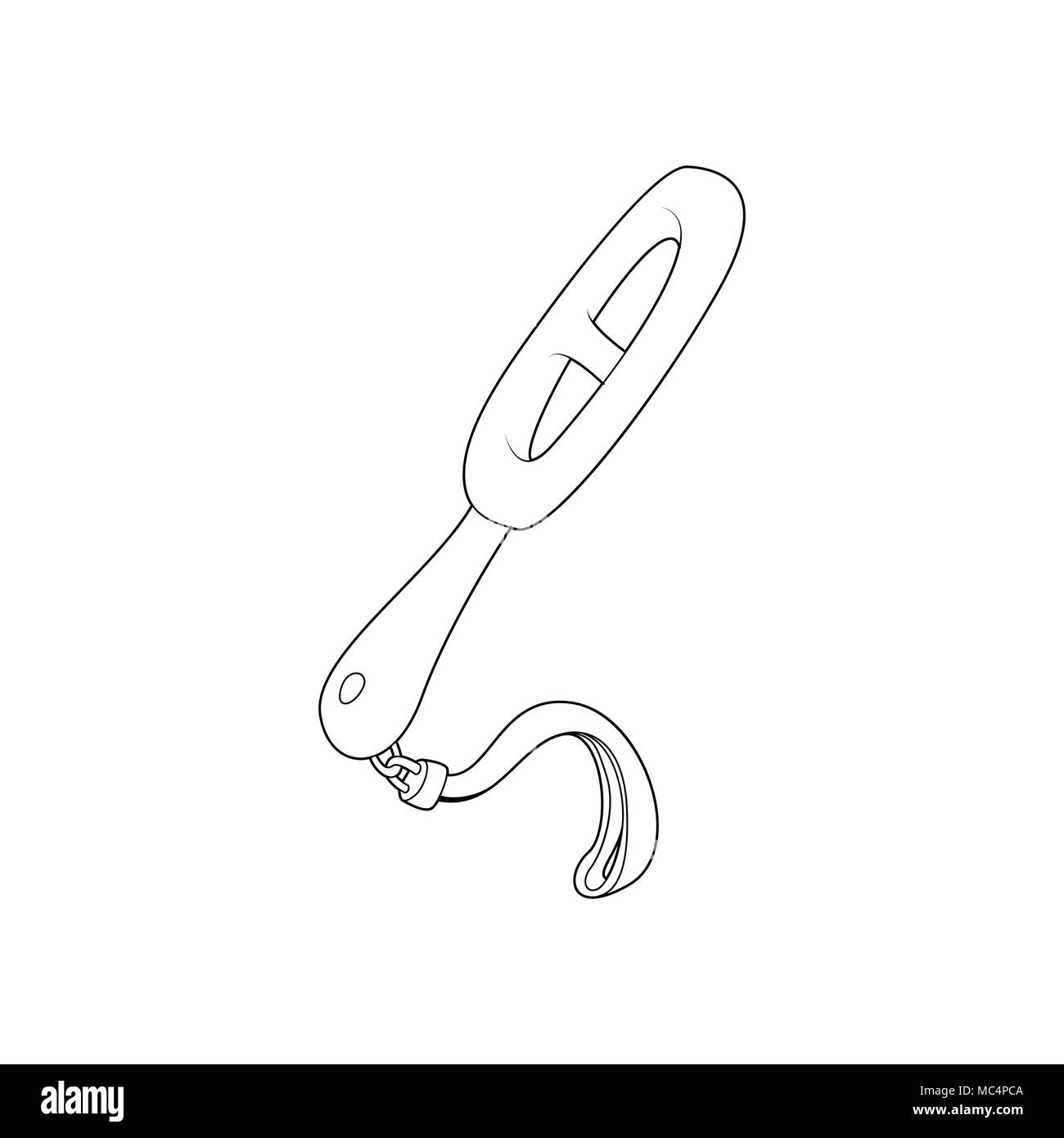 Gepäck Waage Symbol, outline Style Stock Vektor