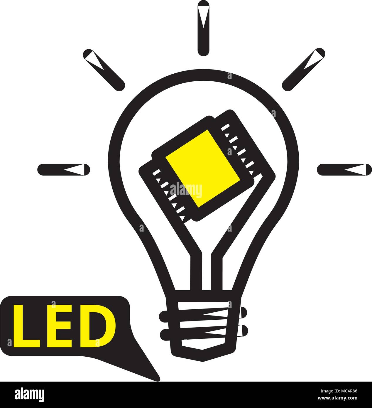 Licht Lampe Leuchte Stock Vektor