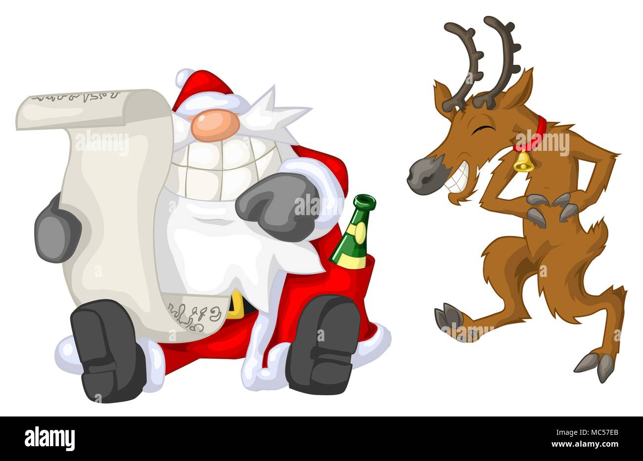 Fröhliche Weihnachten XXL-Banner 50x300 Cm – Weihnachtsparty Deko Mit Schneemann, Rentier & Weihnachtsmann | Wandbanner Für Festtage