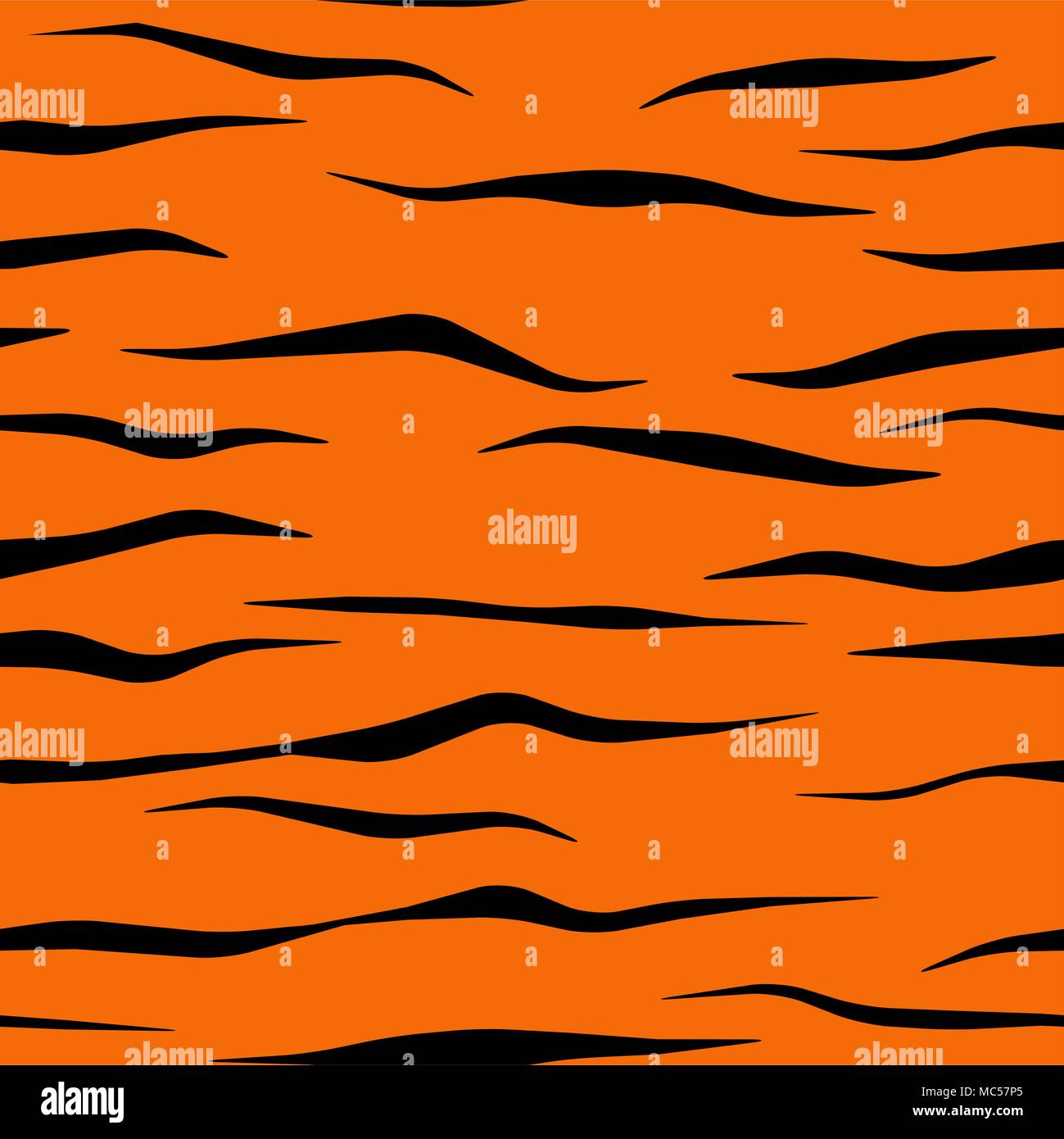 Nahtlose kacheln Vektor Textur muster, Tiger stripes Stock Vektor