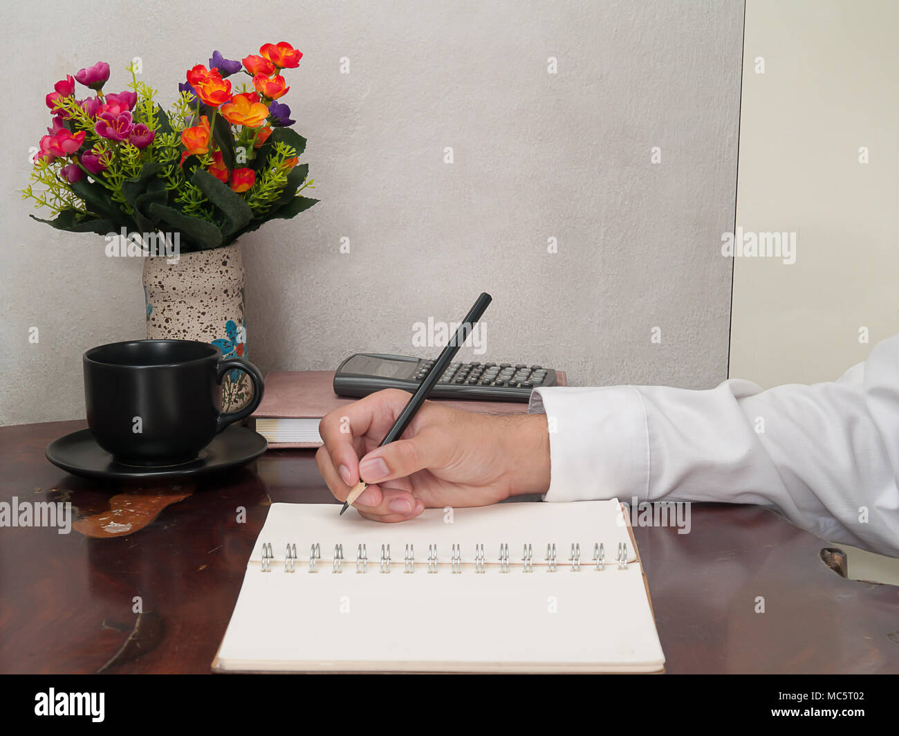 Unter Hinweis auf die business, Analytisches Denken Stockfoto
