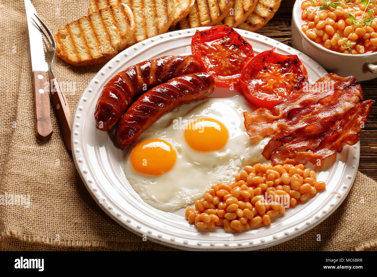 English breakfast -Fotos und -Bildmaterial in hoher Auflösung – Alamy