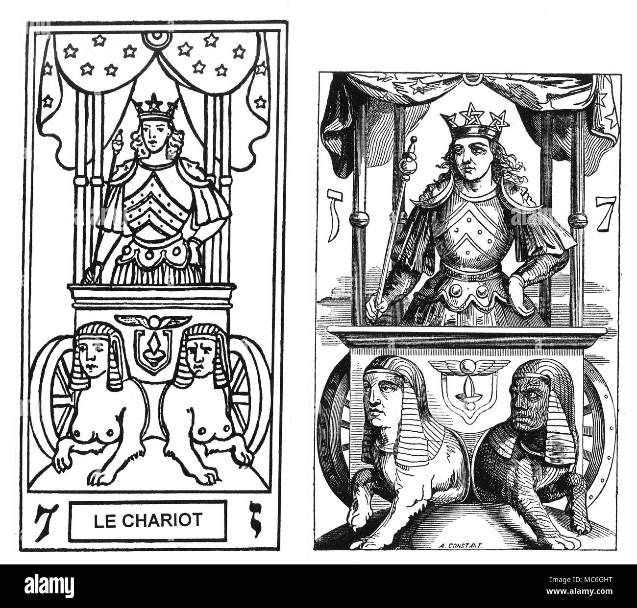 Chariot Tarot Card Stockfotos Chariot Tarot Card Bilder Alamy